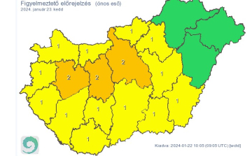 Ónos esőre figyelmeztet a meteorológiai szolgálat